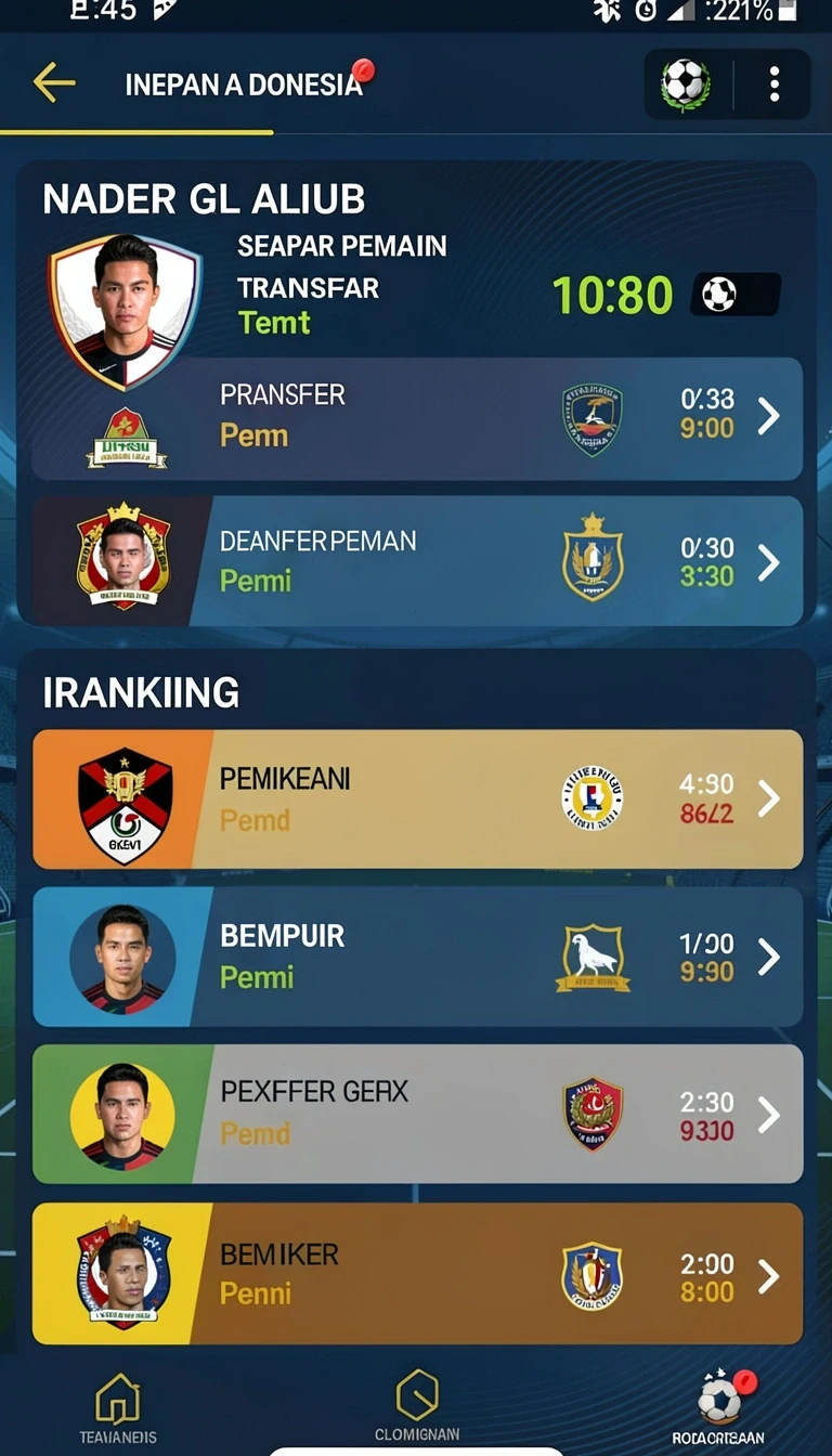 Tampilan utama aplikasi eshatoto